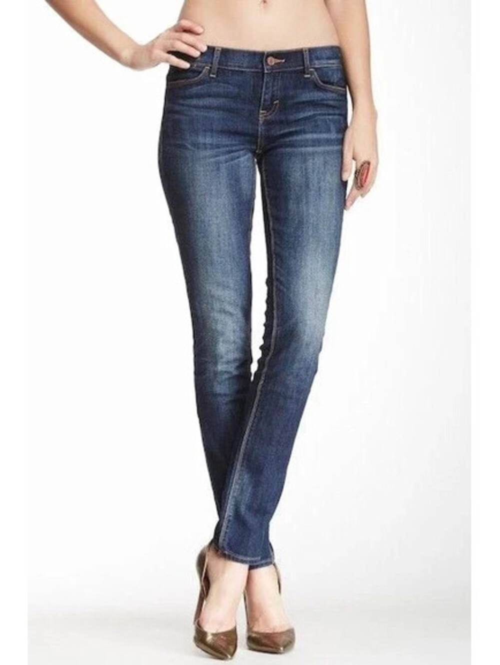 Dittos Jeans Womens Size 25 Blue Denim Legging Mid Rise Stretch Skinny Pants